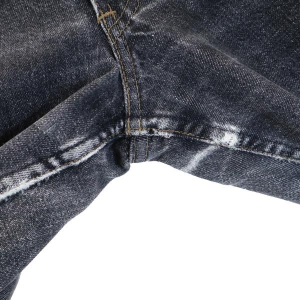 リーバイス 80s 503-0259 テーパードデニムパンツ w29 ブラック系 Levi's ジーパン メンズ   【230407】