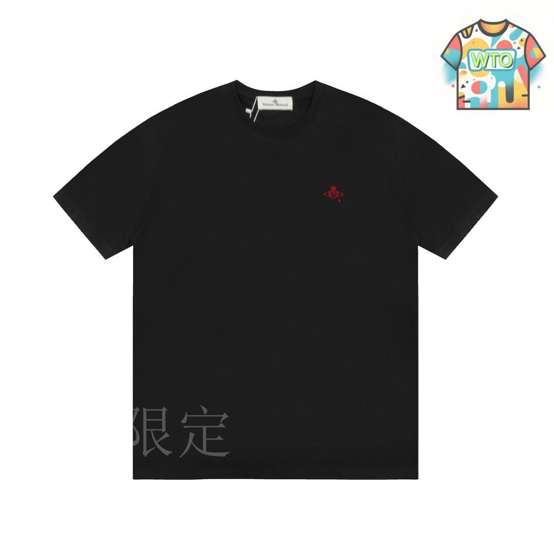 Vivienne westwood 刺繍 tシャツ 短丈 今日特価】Vivienne Westwood サターン刺繍短袖-3 - メルカリ