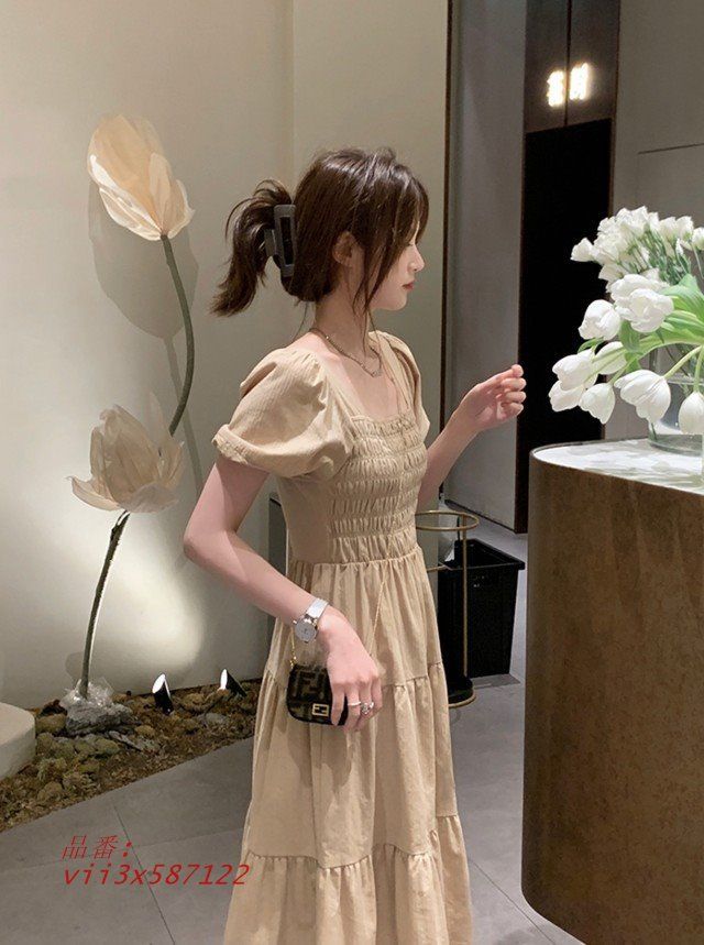ハイウエスト 膝下丈
