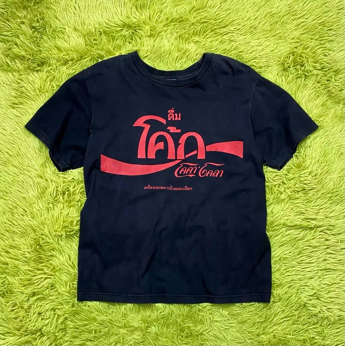コカコーラ Thailand ver プリント 半袖 Tシャツ