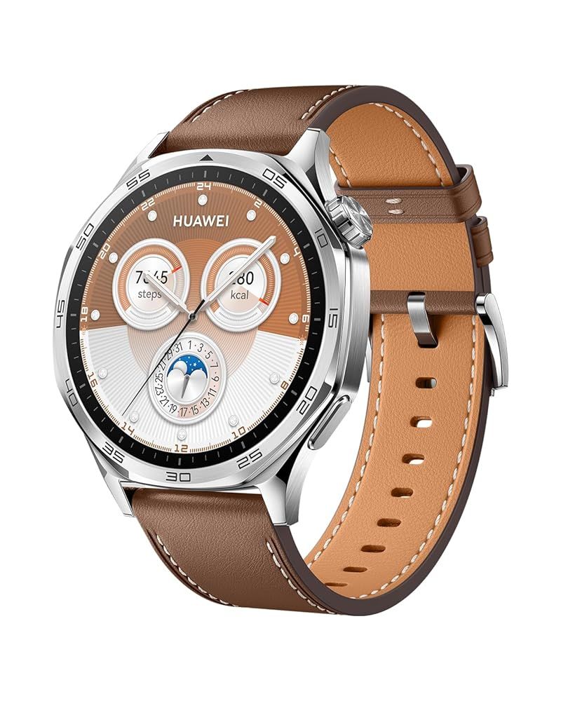 HUAWEI WATCH GT 5 46mm スマートウォッチ ゴルフナビ機能搭載 高精度GPS内蔵 高度なランニング体験 24時間健康管理 睡眠時呼吸乱れ検知