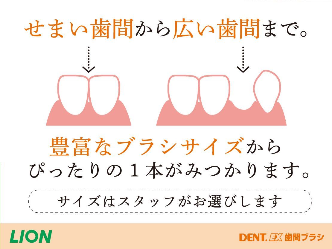 DENT.EX歯間ブラシ4S/ SSS/ SS/S/M　各色4本入×3個セット