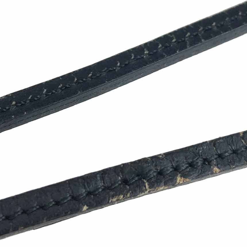 エルメス ラニエール 革紐 レザー ネックレス 黒 aq6288 - メルカリ