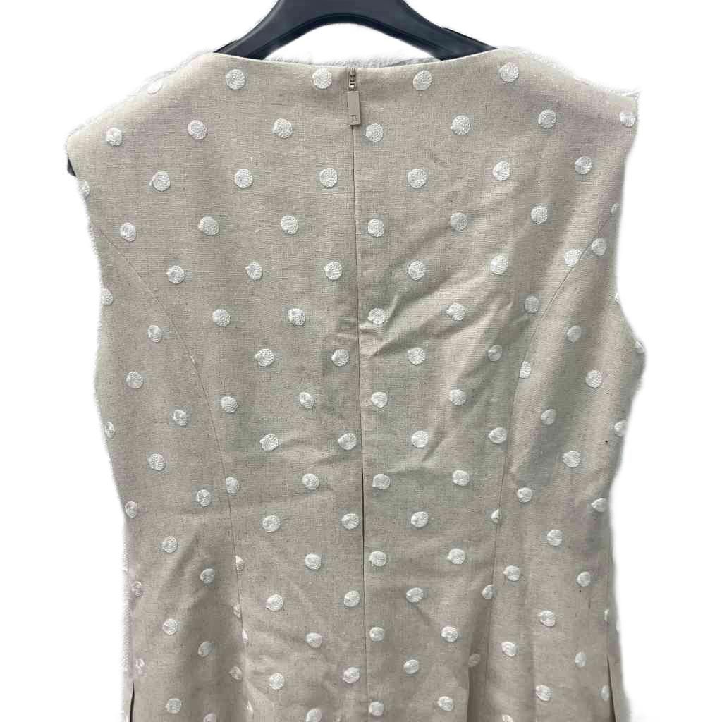 ルネ Rene 美品 ワンピース ノースリーブ ミモレ ロング ドット柄