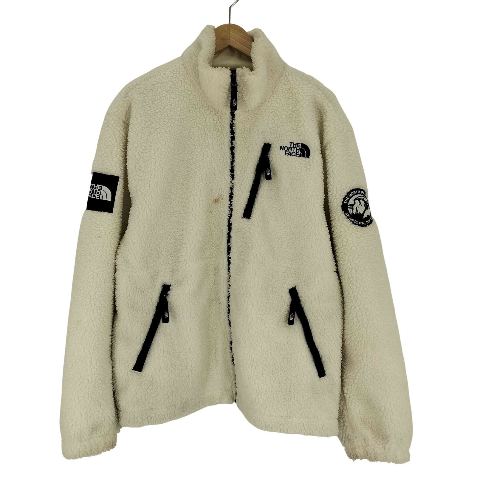 The North Face リモフリースジャケット ホワイト 極美品】THE NORTH 