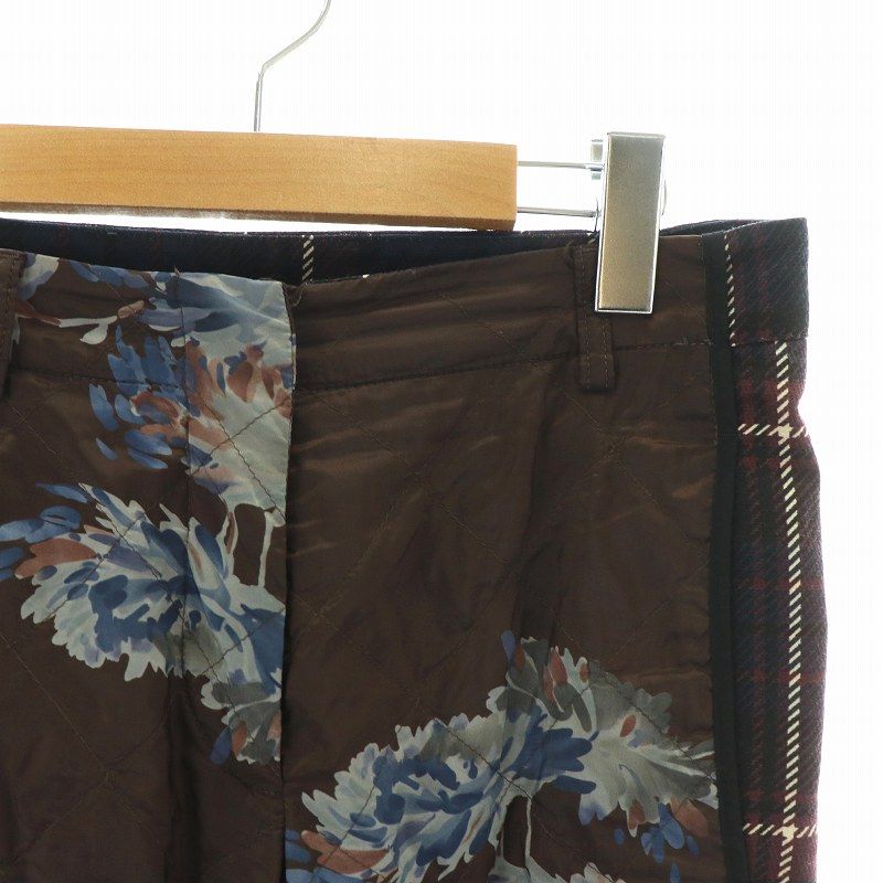 DRIES VAN NOTEN チェック柄パンツ サイズ34 DRIES VAN NOTEN Checked wool straight-leg pants | NET-A-PORTER