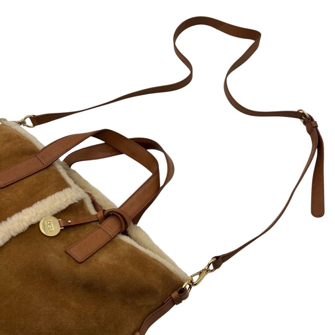 UGG アグ Y2K 2way ショルダーバッグ ボア スエードレザー c82 - メルカリ 