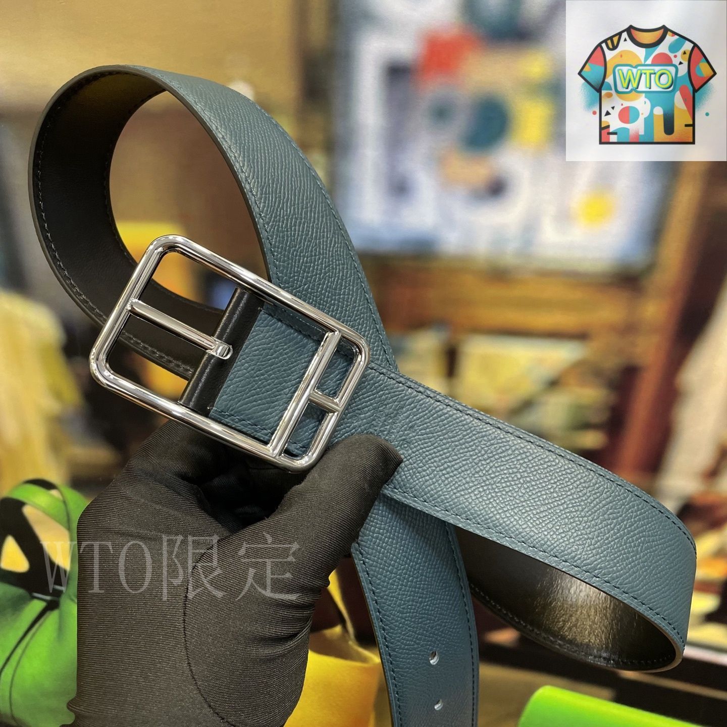 今日WTO】Herm?s Dual Original Leather Belt（エルメス