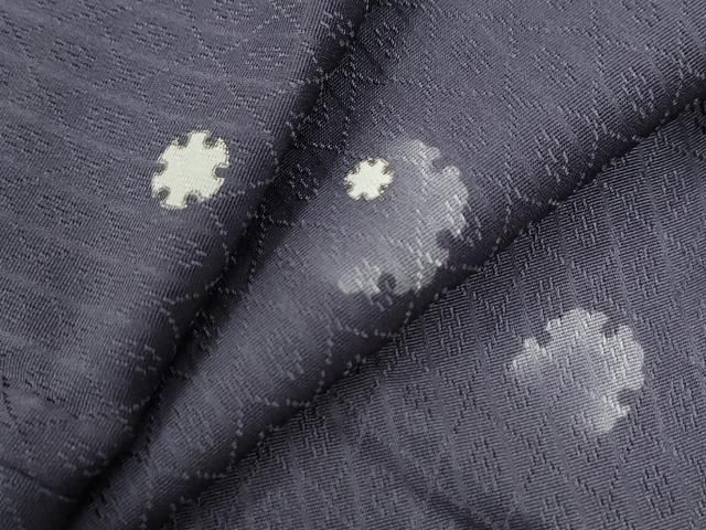 平和屋着物●上質な小紋 雪輪文 金彩 正絹 CAAW8747yc