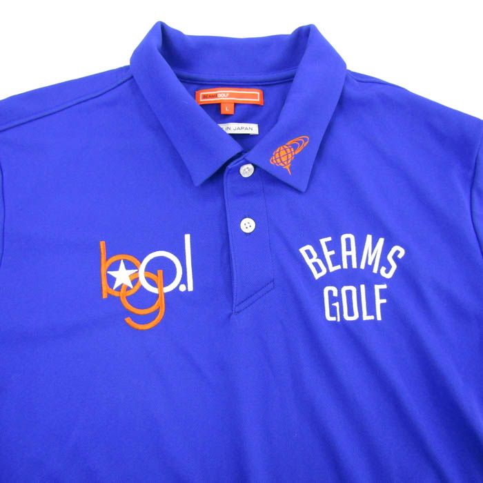 【新品未使用】ビームスゴルフ BEAMS GOLF 半袖ポロシャツ L ビームスゴルフ 半袖ポロシャツ L BEAMS GOLF（ビームス ゴルフ