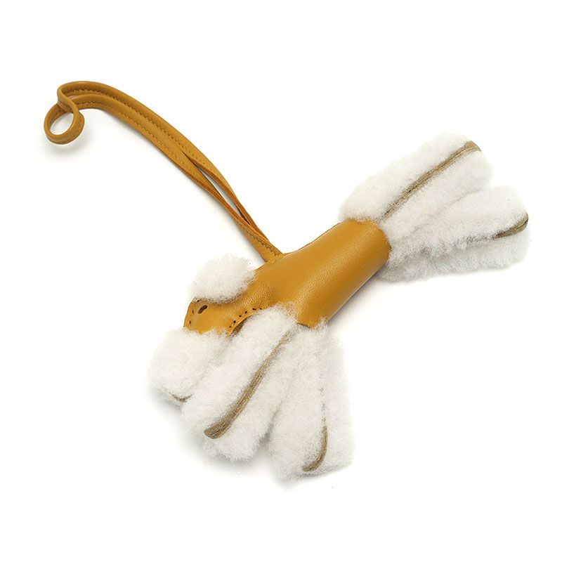 エルメス HERMES バディチャーム フォックステリア 犬 バッグチャーム
