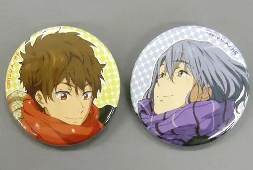 中古】バッジ・ピンズ(キャラクター) 桐嶋夏也＆芹沢尚 缶バッジセット