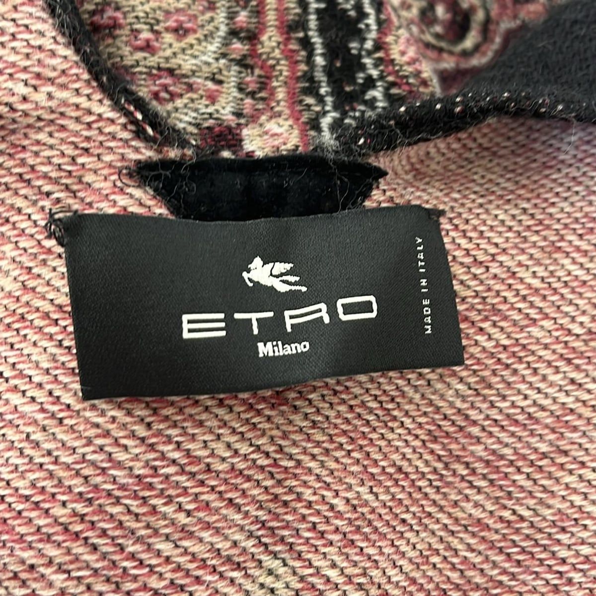 ETRO エトロ　ポンチョ　ケープ　コート　ダブルフェイス　イタリア製　ウール ETRO(エトロ) ポンチョ・ケープ(レディース) - 海外通販のBUYMA