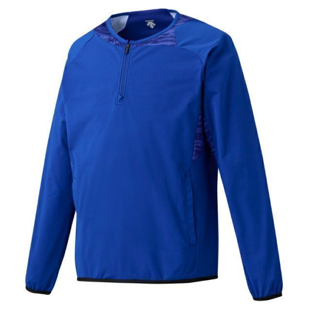 DESCENTE デサント 長袖ハイブリッドジャケット ロイヤルブルー XBサイズ DBX-3606LC ROY | スポーツ スポーツ用品 野球 ベースボール ベースボールウェア トレーニングウェア メンズ 長袖 アウター ジャケット 広島東洋カープ ストレ