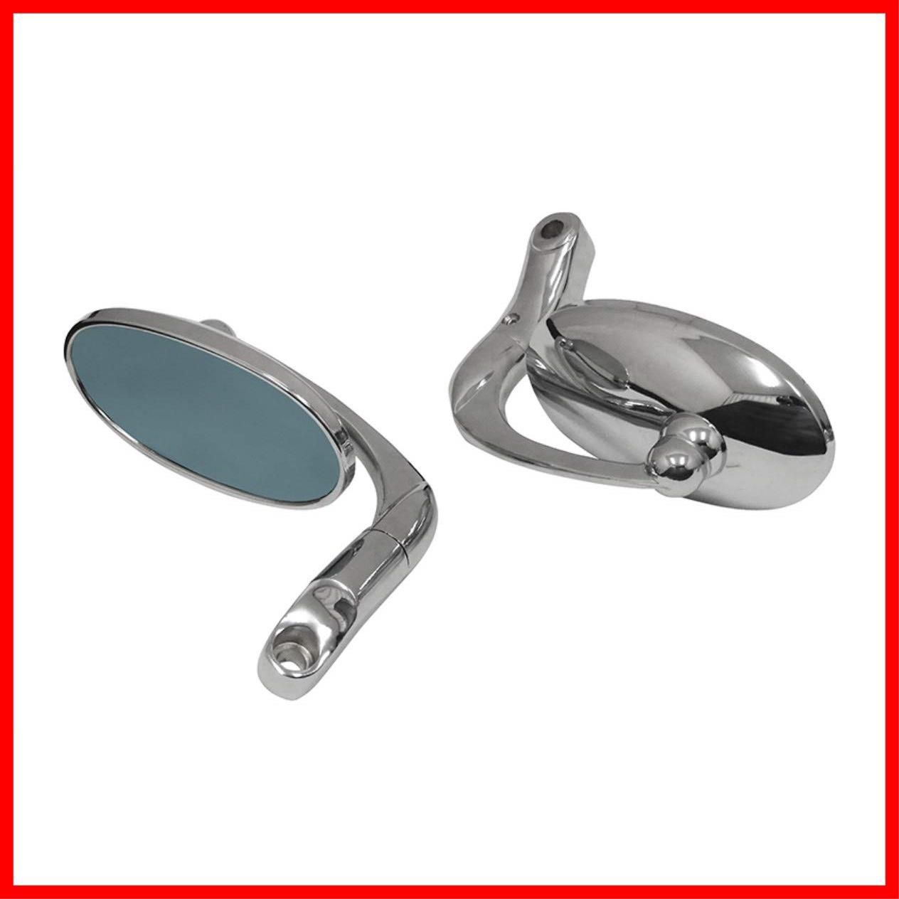 【在庫処分】Center) バイク用 バレンミラー Parts 左右セット 8mm10mm 対応 バイクパーツセンター(Bike ブルーレンズ 603124 4,269円