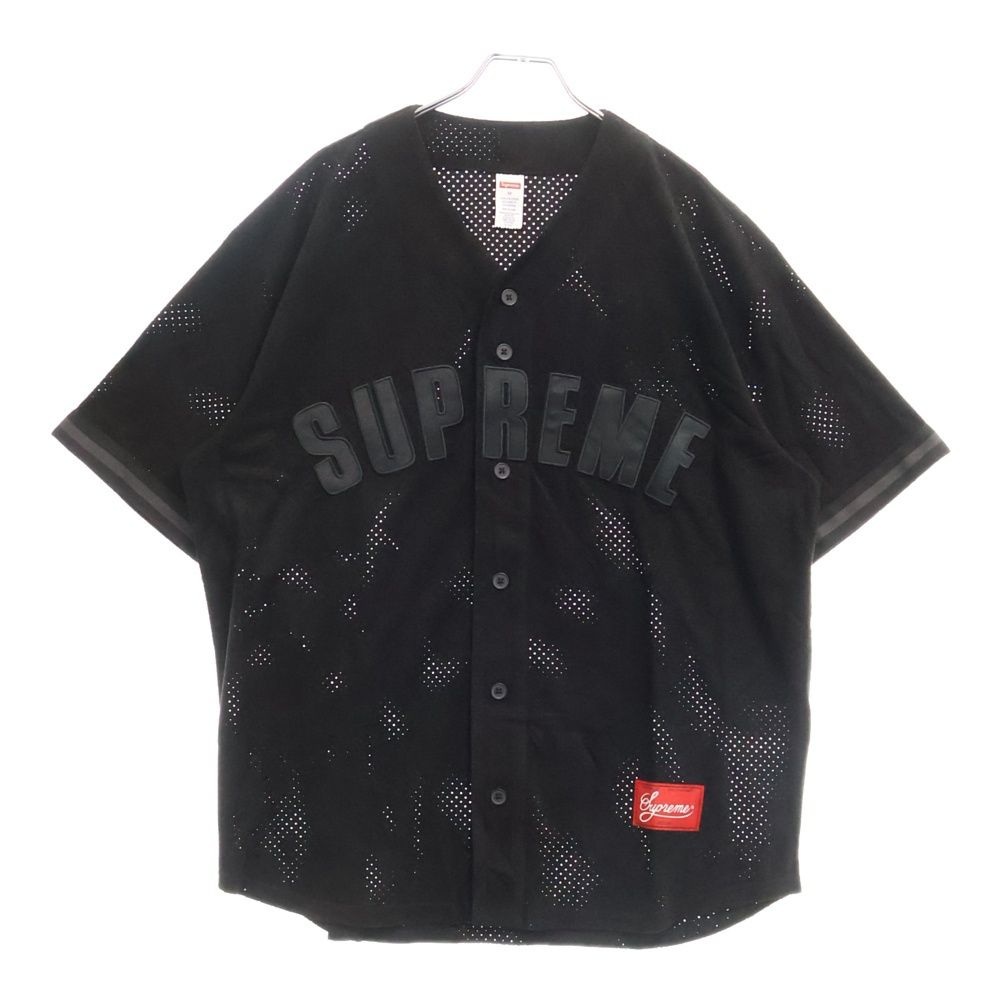 SUPREME (シュプリーム) 24SS Ultrasuede Mesh Baseball Jersey 