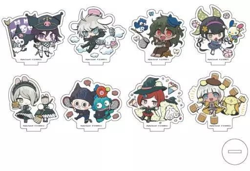 ダンガンロンパ アクリルぷちスタンド 缶バッジ ミニキャラ 王馬小吉 ダンガンロンパ アクリルぷちスタンド 缶バッジ ミニキャラ 王馬小吉