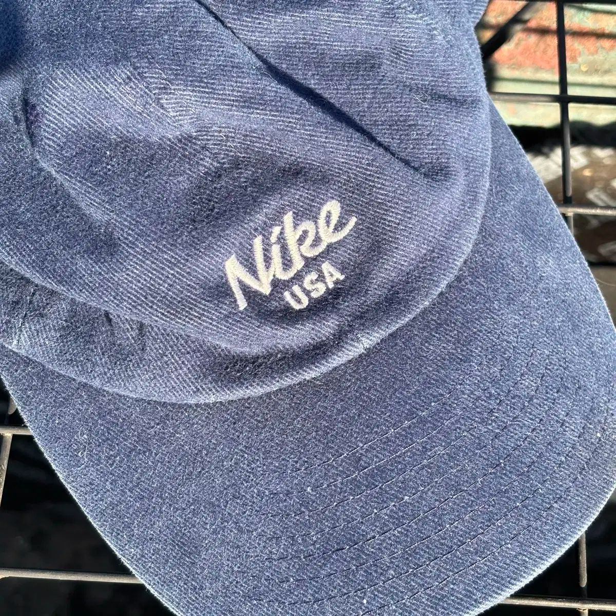 Nike 90s NIKE(ナイキ) USA オールドスクール ネイビー ボールキャップ