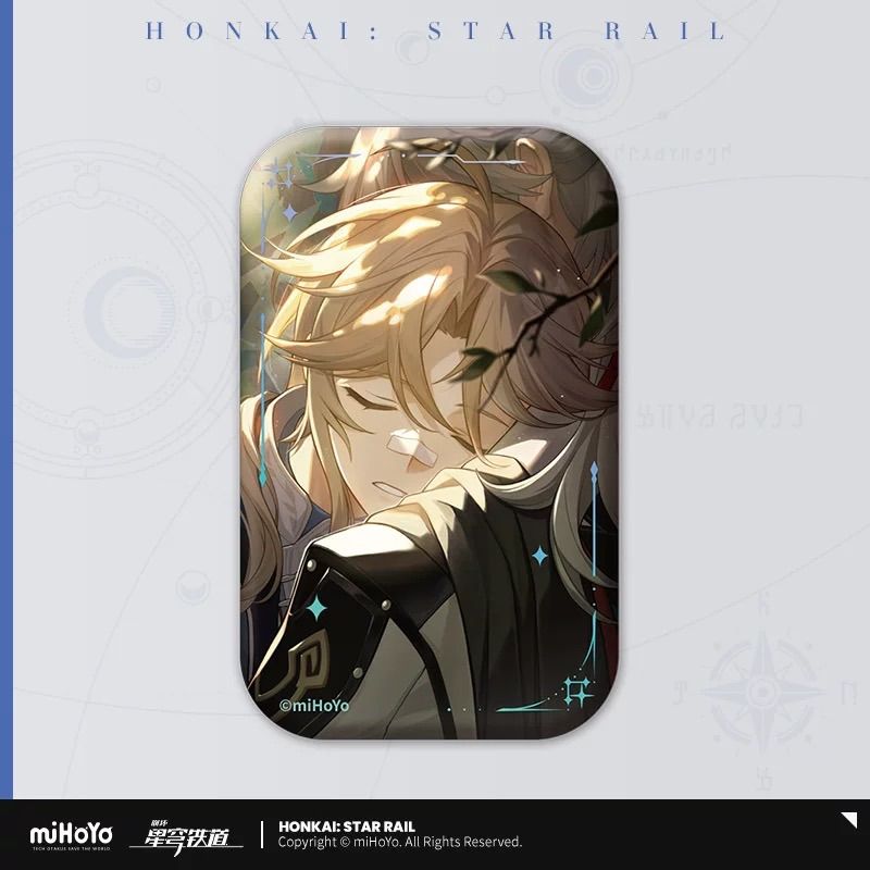 崩壊：スターレイル・公式 スクエア 缶バッジ（光円錐）彦卿・泥