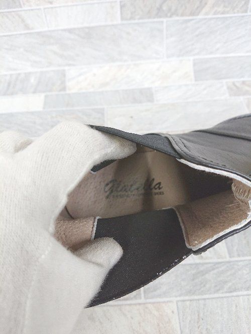 Θ glabella　グラベラ サイドゴア ブーツ サイズS ブラック メンズ P  【1408200024595】