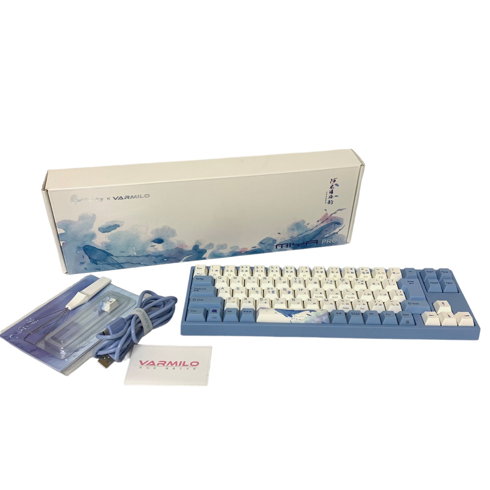 Ducky × VARMILOMiya PROゲーミングキーボード海の音色中古KON