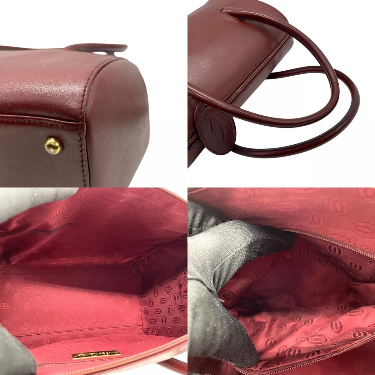 レディース 【極美品】Cartier カルティエ マストライン ハンドバッグ