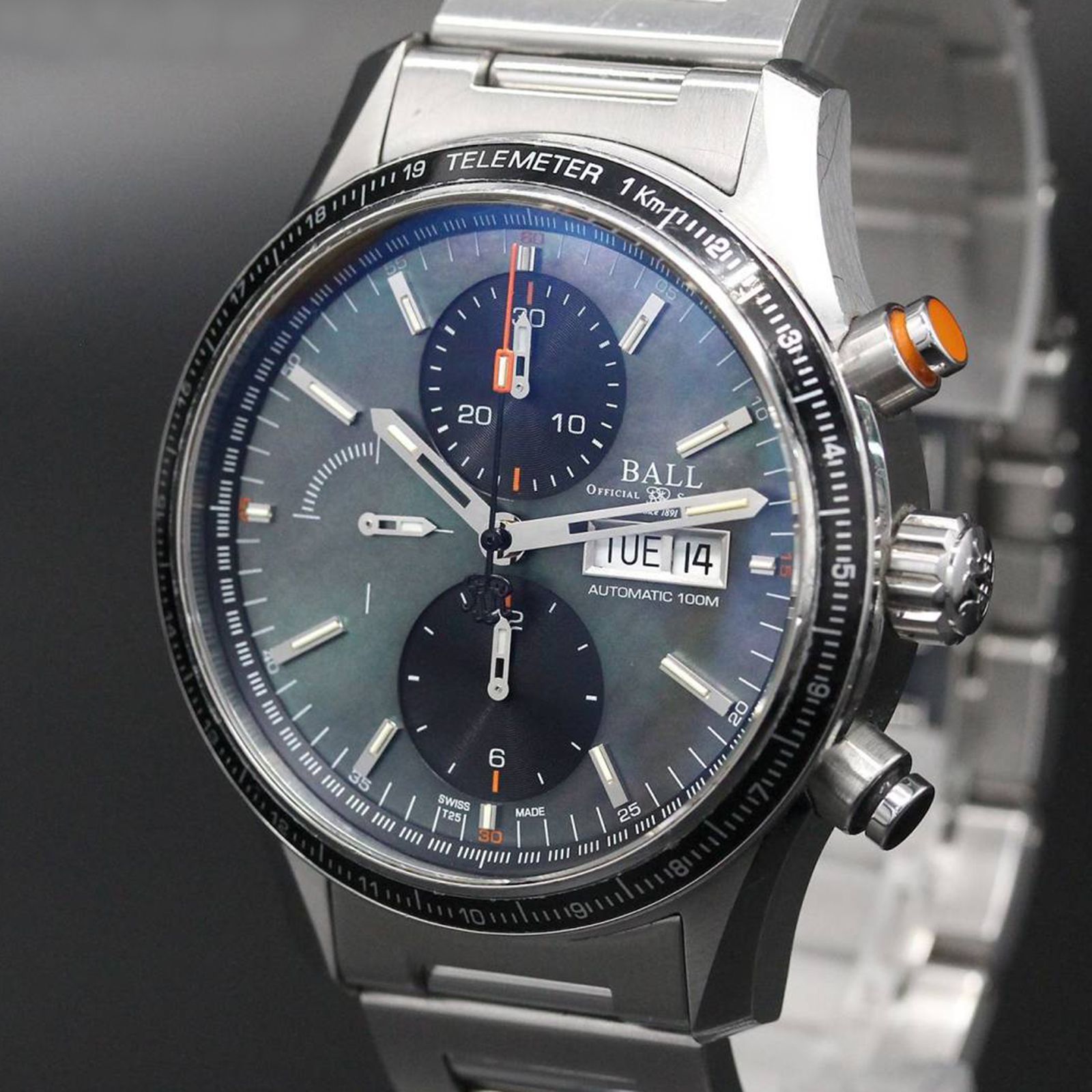 ボールウォッチ BALL WATCH ストークマン ストームチェイサー プロ クロノグラフ CM3090C-S2J-BK 自動巻 ブラックシェル字盤  腕時計 箱・保証書付き - メルカリ