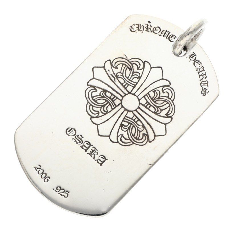 クロムハーツCHROME HEARTS□D/TAG LRG COドッグタグ
