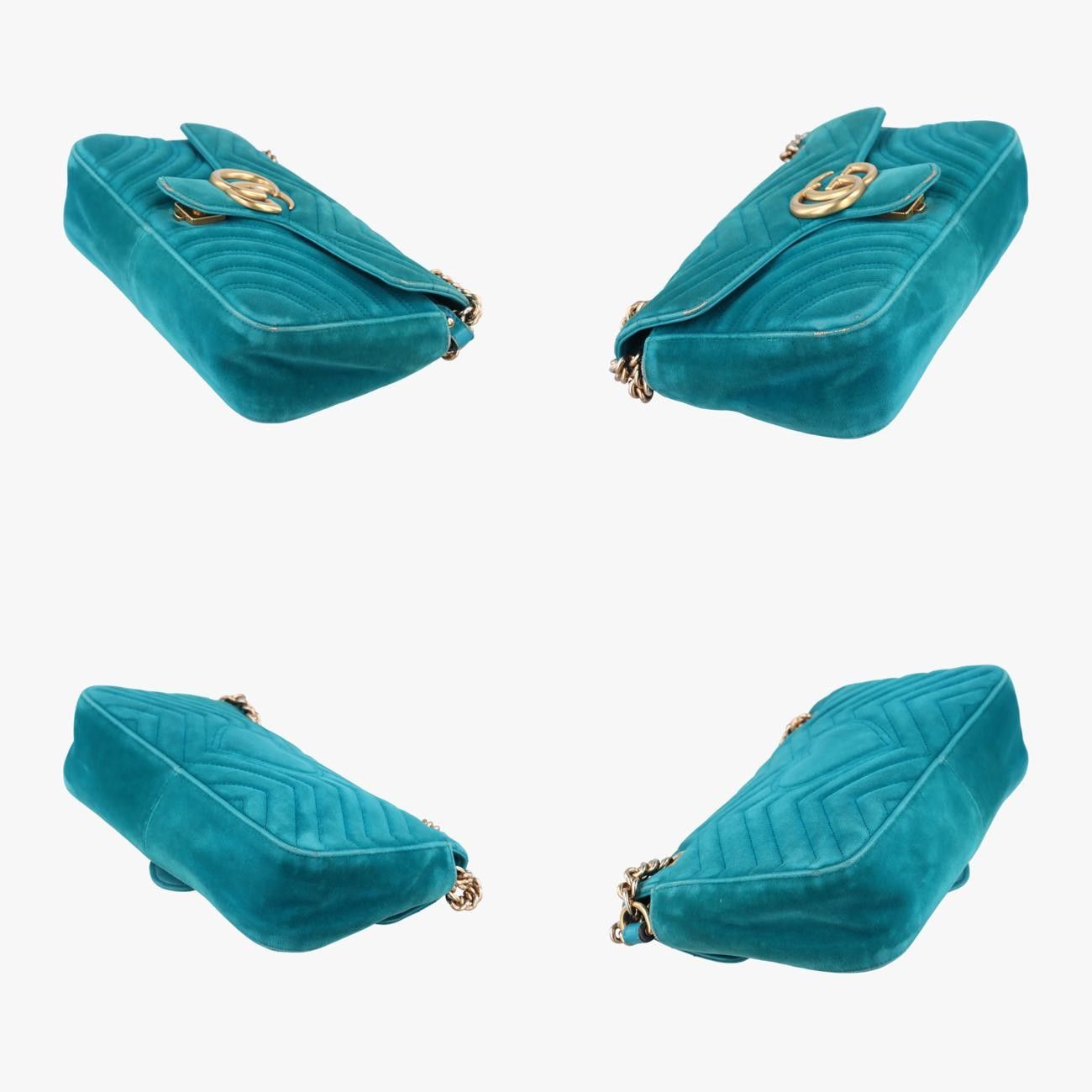 グッチGucciGGマーモントグリーンベロア443497E024090186