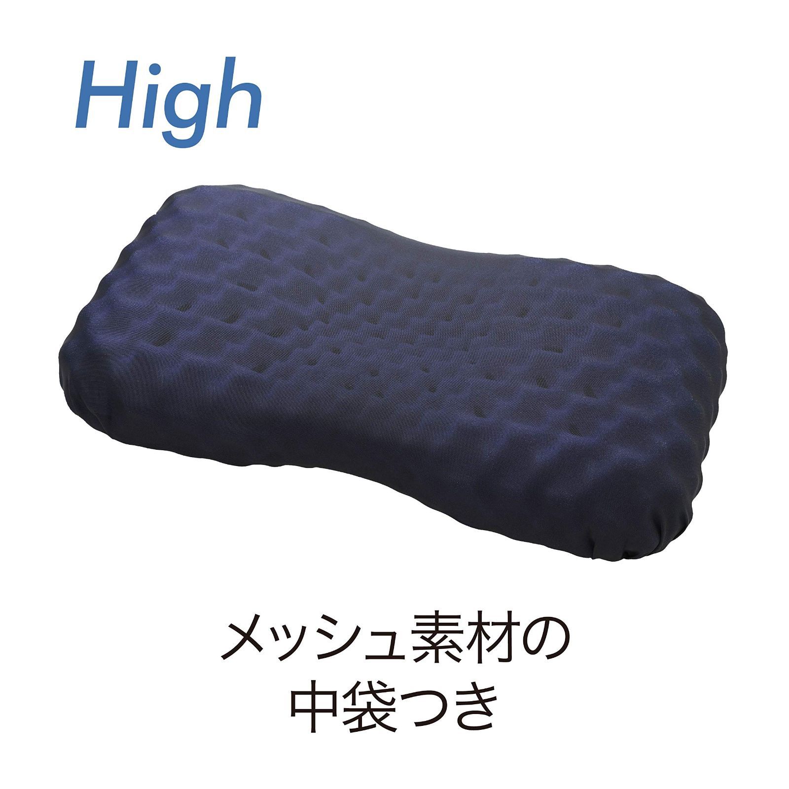 凹凸形状とネックサポートシステムによる高いフィット性