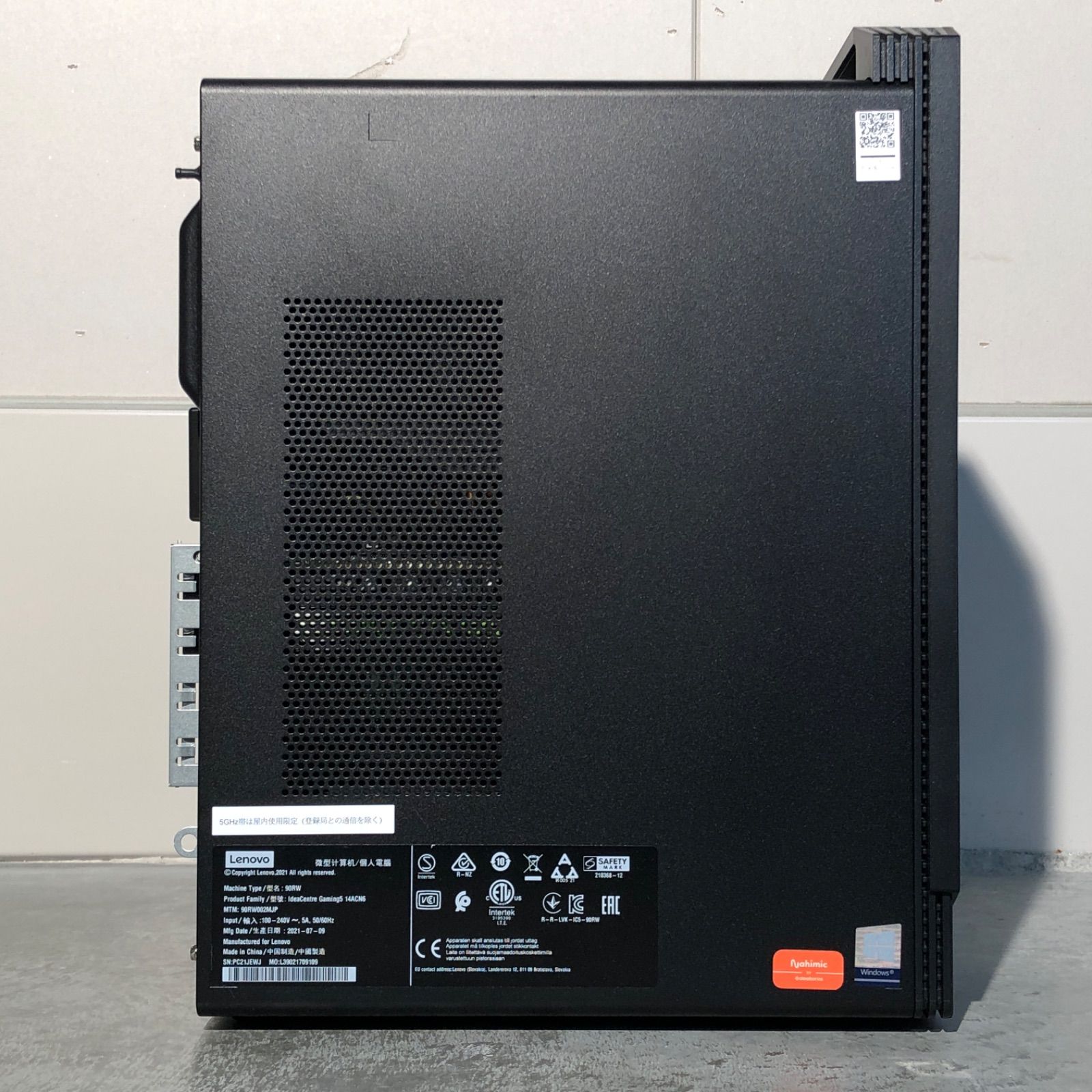 ゲーミングPC Lenovo レノボ IdeaCentre Gaming5 14ACN6【GTX ゲーミングPC Lenovo レノボ IdeaCentre Gaming5 14ACN6【GTX