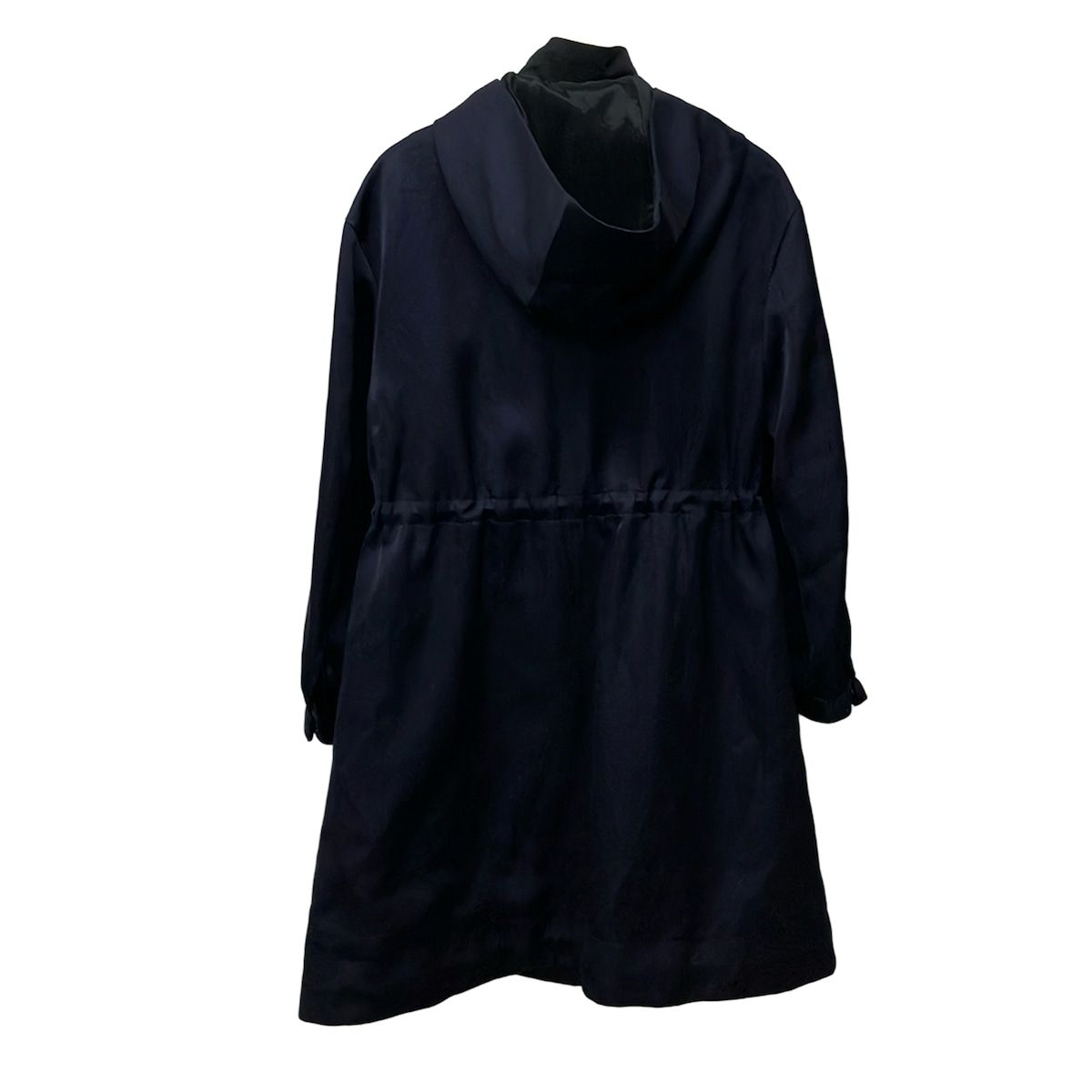 FOXEY NEW YORK フォクシーニューヨーク コート サイズ38 M レディース - 37704 ネイビー 長袖|中綿ライナー付き|秋|冬