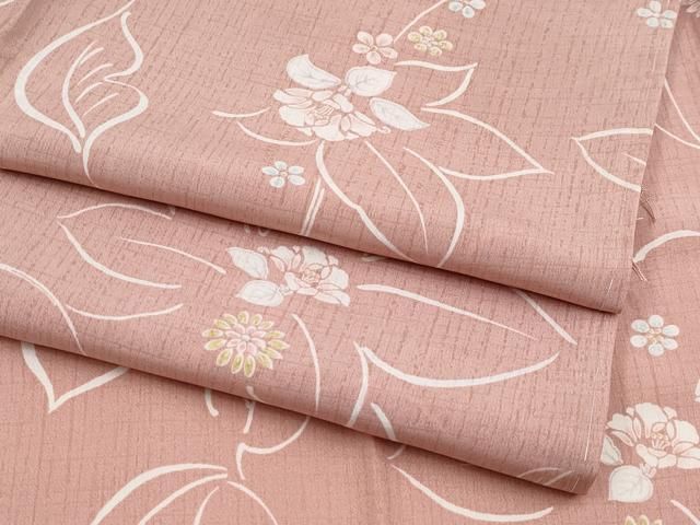 平和屋着物 上質な長襦袢 無双仕立て 草花文 ときがら茶色地 CYAA3358s5