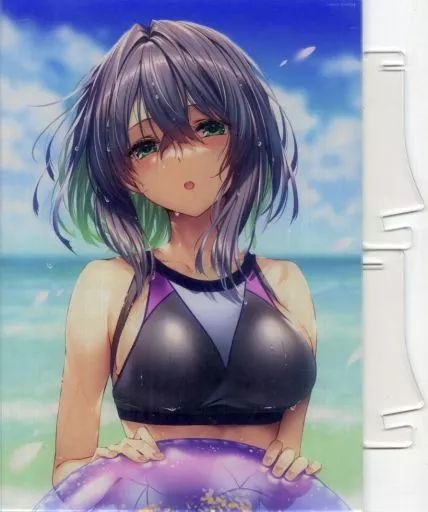 キャラファインアクリル 地上ひかげ bunny【はにかみ、彼女は恋をするOS3】 中古】雑貨 地上ひかげ キャラファインアクリル Summer memory