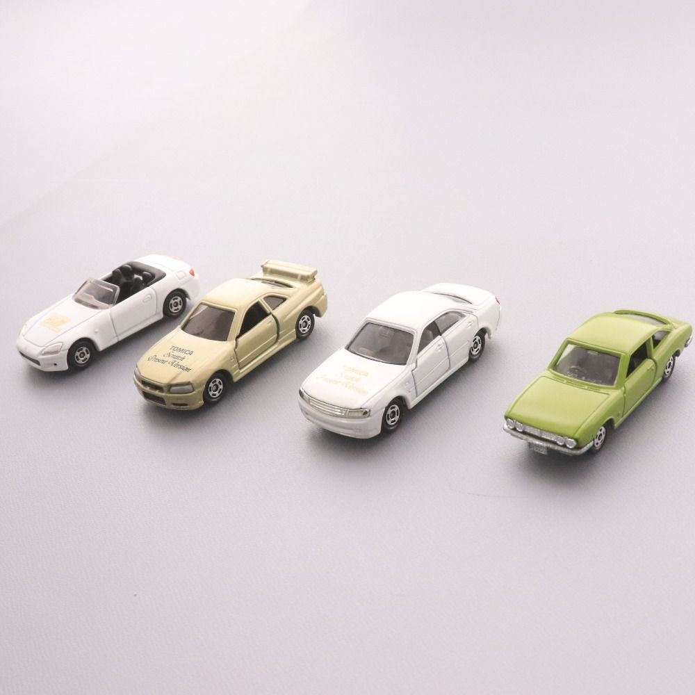 トミカ 4点セット まとめ売り 日産 グロリア スカイラインGT-R R34 非売品 ハローマック HONDA S2000 復刻20世紀名車 117COUPE き