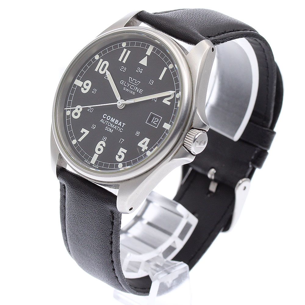 グリシン GLYCINE 3815 コンバット デイト 自動巻き メンズ_ グリシン GLYCINE 3815 コンバット デイト 自動巻き メンズ_
