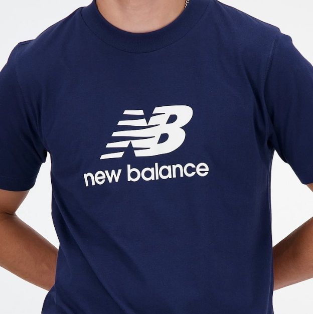 【新品】ニューバランス　newbalance　ビッグロゴＴシャツ　品番：MT41502　ネイビー　Ｍ、Ｌ、ＸＬ