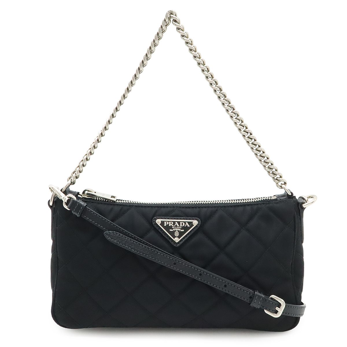 ★PRADA★ Re-Nylon キルティング バケット チェーンショルダー PRADA QUILTING NYLON CHAIN SHOULDER BAG MADE IN ITALY/プラダ