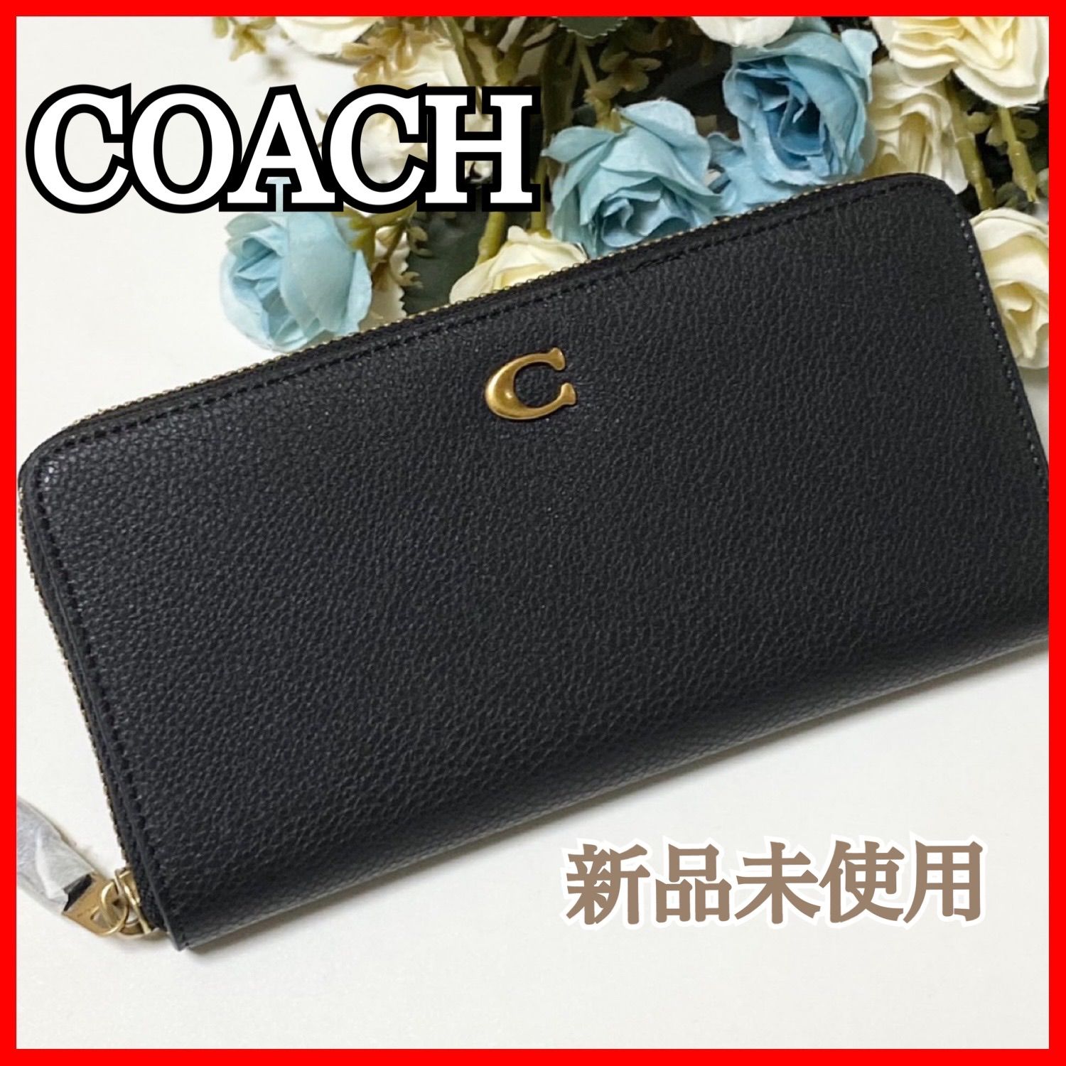 ☆COACH☆ CC489 BK - 長財布