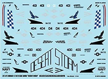 【中古】「非常に良い」1/144 A-7E コルセアVA-72 ブルーホークス 「デザートストーム」 [アシタのデカール]
