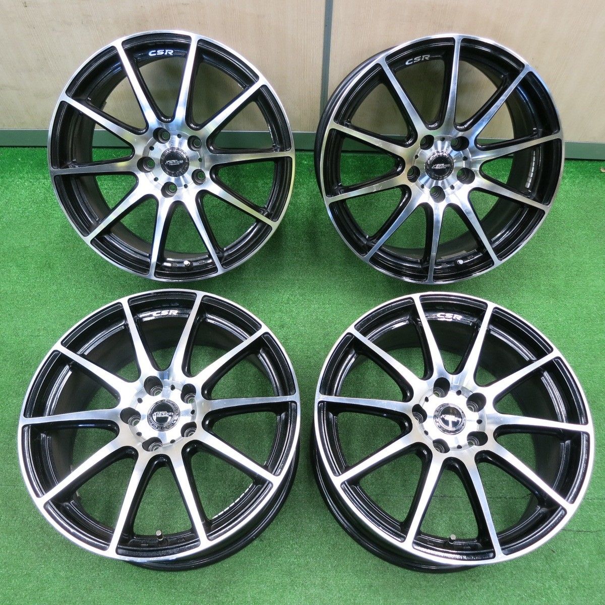 [送料無料] 4本価格X CROSS SPEED PREMIUM クロススピード プレミアム 18インチ ホイール 18×8J PCD114.3/5H4101104NJホ