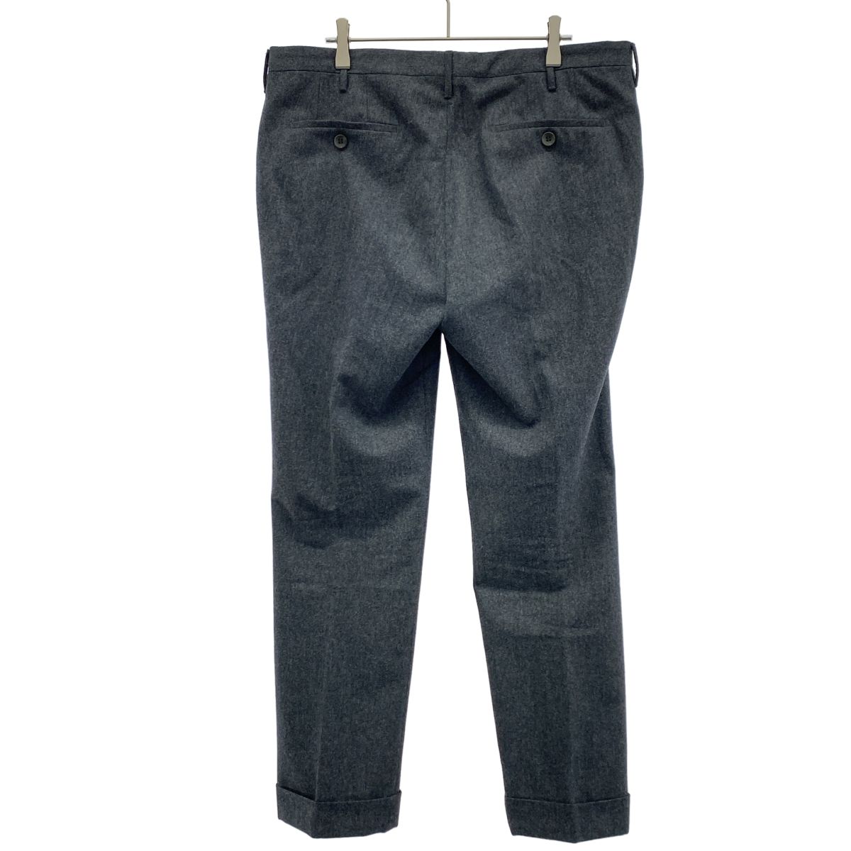 ROTA ロータ 581 フランネル 1プリーツ スラックスパンツ グレー 50