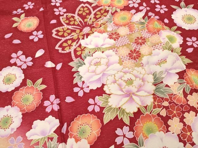 豪華振袖 舞花文