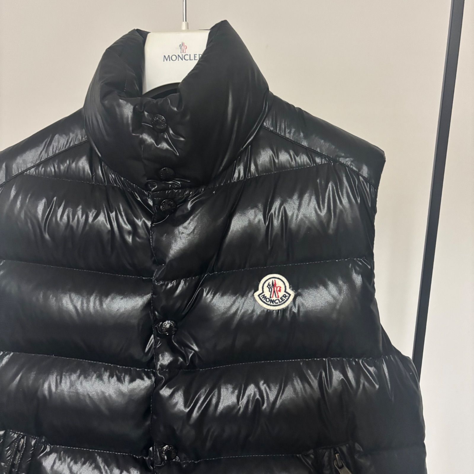 極美品！確実正規品！モンクレール　TIB　ダウンベスト　ブラック　サイズ0 モンクレール☆MONCLER☆TIB☆ブラック☆サイズ0☆ダウンベスト