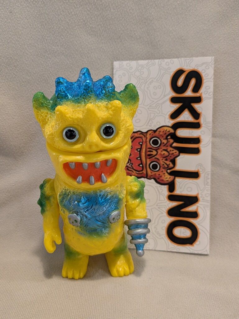 RAi Sofubi SKULLNO 2nd ver.黄色成型 - メルカリ