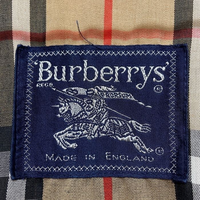 英国製 80s burberrys スウィングトップ ベージュ ハリントン ☆burberrys バーバリー 英国製 80s スウィングトップジャケット