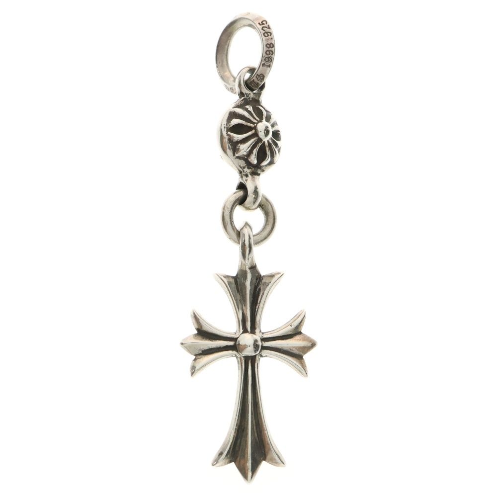 CHROME HEARTS クロムハーツ 1B TNY CH CRS 1ボール タイニー CHクロス チャーム ペンダントトップ シルバー BCA197