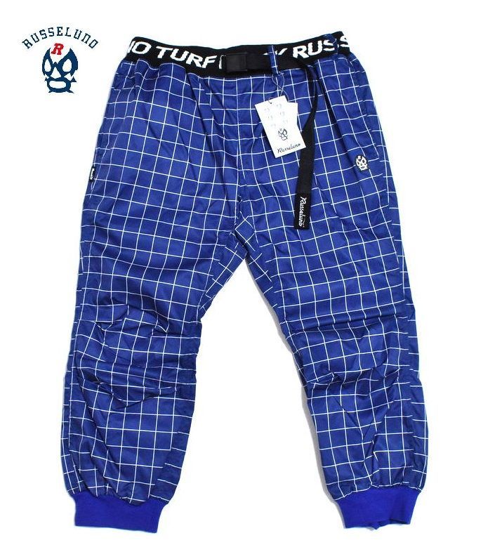 ゴルフ 【定価2万8600円】新品 Russeluno クロップド チェックパンツ 6