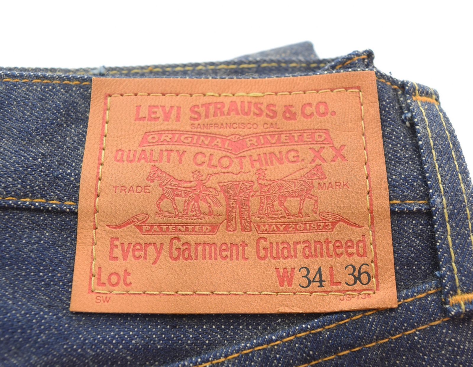 リーバイス 50S-XX デッドストック w34l36 501 リーバイス Levi's 50S