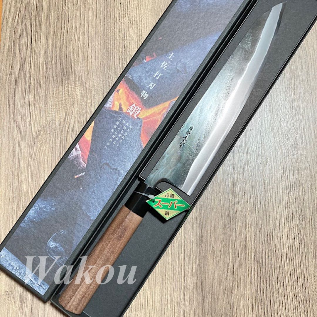 ZAKURI 牛刀 包丁 210mm 21cm 青紙スーパー 最高峰の切れ味 黒